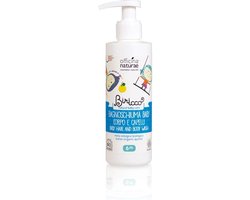 Biricco Baby Hair & Body wash met Bio Kweepeer Extract en fenugriek - voor de verzorging van je baby vanaf 6 maanden - 200 ml - Officina Naturae van Biricco