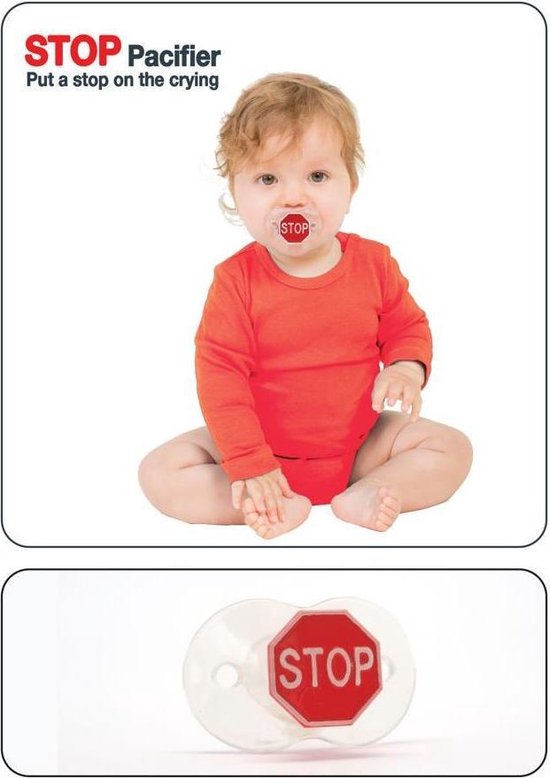 Bitten Baby Speen Pacifier - Stop teken van Bitten