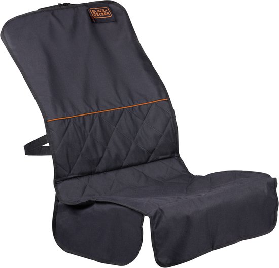 BLACK+DECKER Autostoelhoes - Universele Fitting - Antislip Bodem - Waterafstotend - Zwart van BLACK+DECKER