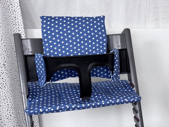 Blauw sterren kussenset voor de Tripp Trapp stoel