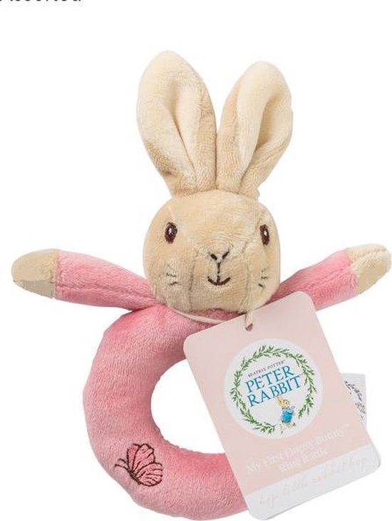 BLAUWE Rammelaar Peter Rabbit van Beatrix Potter