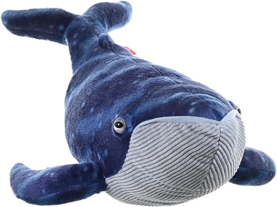 Blauwe Walvis Knuffel 30 cm voor Pasgeborenen - Milieuvriendelijk Pluche Dier van Merkloos