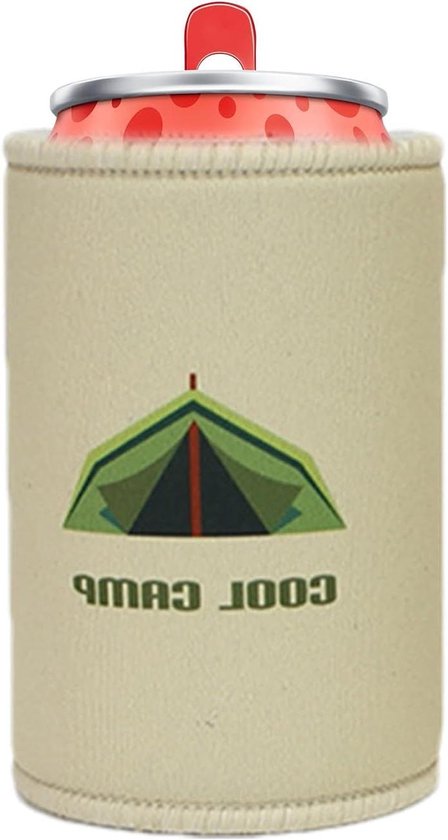 Blik Hoesjes - Fles Koelers - Drinken Koel Houden - Voorkomt Condensatie - Standaard Maat - Khaki