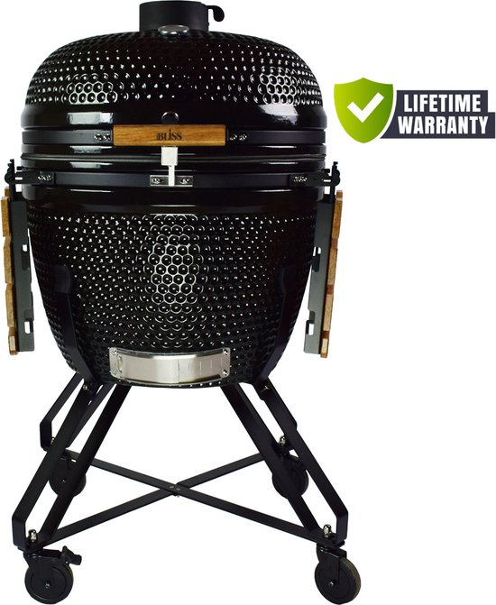BLISS kamado 26 BBQ - houtskool barbecue - inclusief levenslange garantie, kooksysteem & meer accessoires. van BLISS