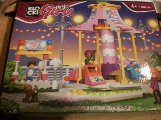 Blocki Bouwstenen My Girls Carrousel Kermis van Block
