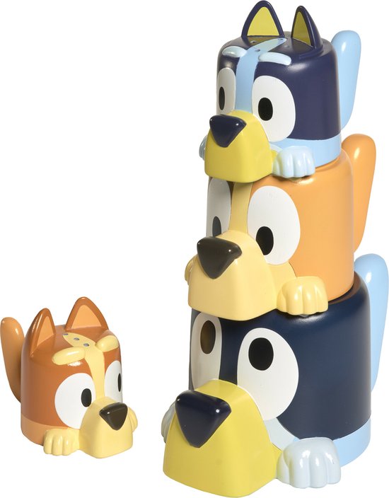 BLUEY - Bluey Familie Stapel- en Schenkbekers - Badspeelgoed van Merkloos