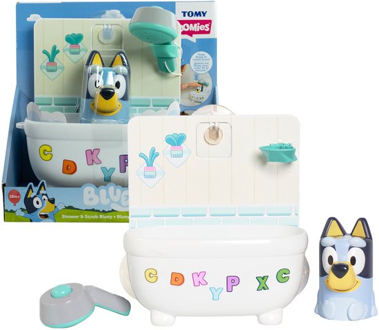 BLUEY - Douche & Waspret voor in bad - Badspeelset van Merkloos