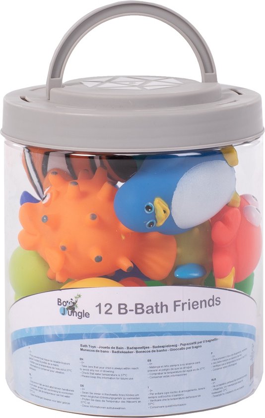 Bo Jungle B-Friends 12 Stuks Badspeelgoed B900110 van Bo Jungle