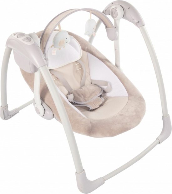 Bo Jungle B-Portable Swing Dolphy Taupe Babyschommel B700610 van Bo Jungle