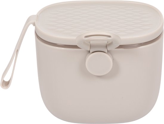 Bo Jungle - Doseerdoos melkpoeder - met maatlepel - Bewaarbakje babyvoeding - Snackhouder - 500ml - Nomadic Powder Box Grijs