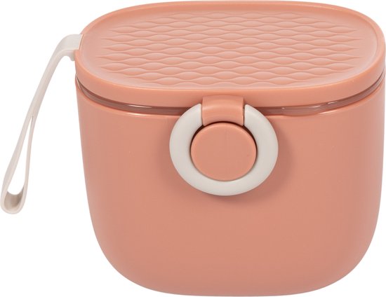 Bo Jungle - Doseerdoos melkpoeder - met maatlepel - Bewaarbakje babyvoeding - Snackhouder - 500ml - Nomadic Powder Box Terracotta van Bo Jungle