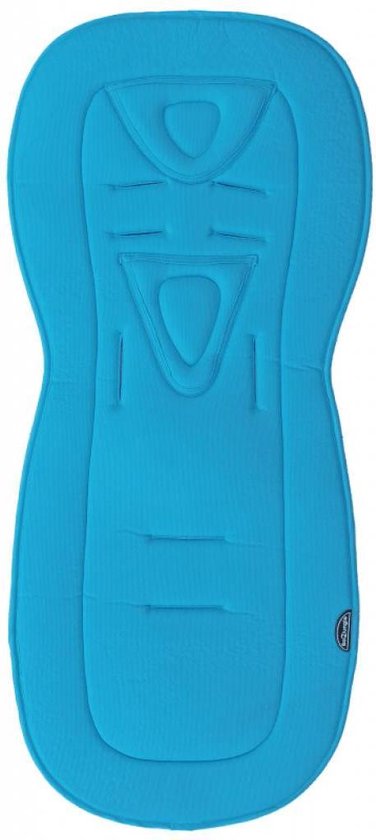 Bo Jungle - Inleg Kussen Buggy - Inlegkussen babyschommel - Omkeerbaar winter / zomer - Geschikt voor oa autostoel , draagmand , wieg - Geschikt voor 5-puntsgordel - Stroller Liner Blauw van Bo Jungle