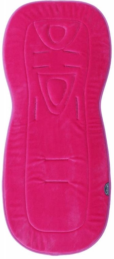 Bo Jungle - Inleg Kussen Buggy - Inlegkussen babyschommel - Omkeerbaar winter / zomer - Geschikt voor oa autostoel , draagmand , wieg - Geschikt voor 5-puntsgordel - Stroller Liner Roze van Bo Jungle
