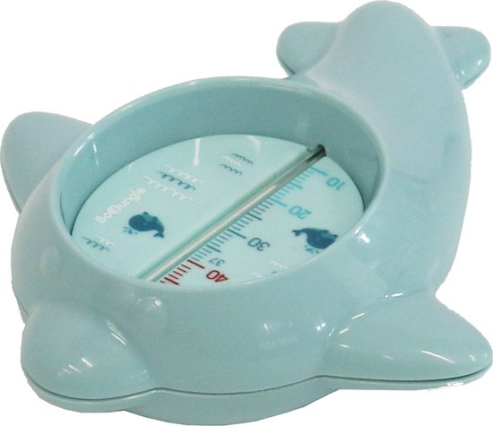 Bo Jungle - Manuele badthermometer baby - Duidelijke temperatuurweergave - Leuke en speelse vorm - Whale Manuel Bath Thermometer van Bo Jungle