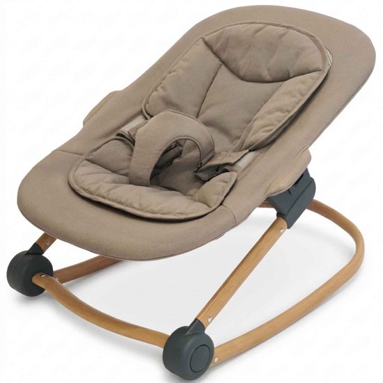 Bo Jungle - Meegroeiende opvouwbare babywipstoel - Grijs 70 x 60 cm