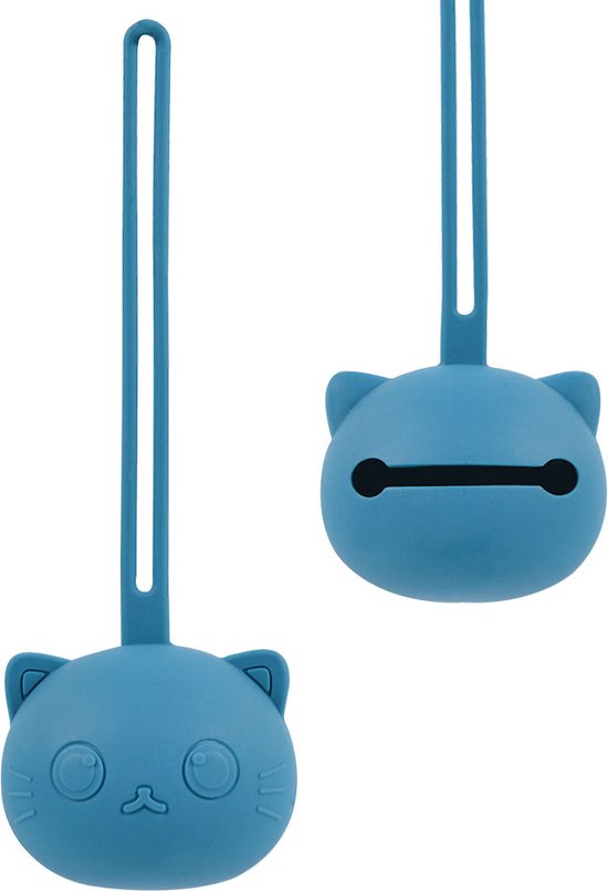 Bo & Mila Pacifier Case - Siliconen Speenhouder - Blauw - Speendoosje - Fopspeenhouder - Baby van Bo & Mila