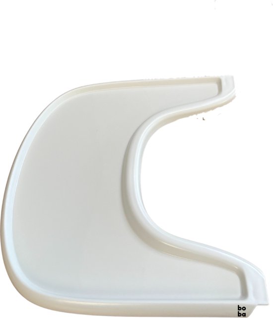 Boba Baby Eetblad – Wit – Stoelverkleiner – Geschikt voor Stokke Tripp Trapp Kinderstoel van Merkloos