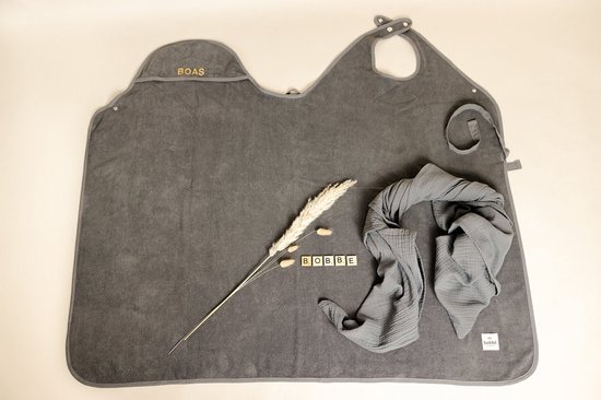 Bobbé Badcape Donker Grijs van Bobbé