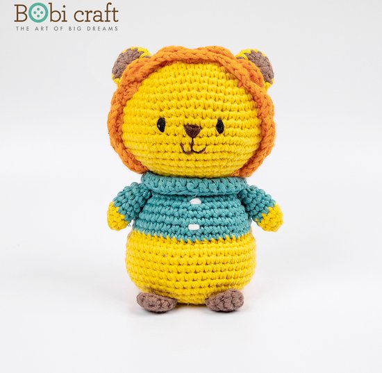 Bobi craft The Melodic Leo - Bluetooth speaker leeuw 18cm van Bobi craft