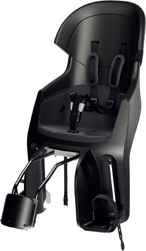 Bobike achterzitje Exclusive Evolve Maxi frame Urban Black van Bobike