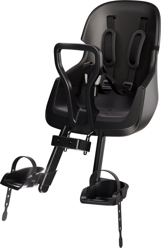 Bobike voorzitje Exclusive Evolve Mini urban black van Bobike
