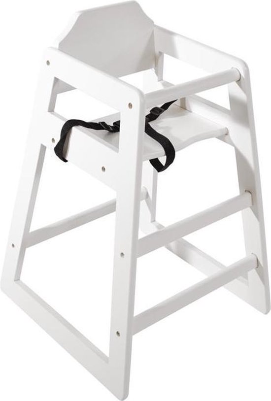 Bolero Hoge Kinderstoel antiek wit van Van Dijk Toys