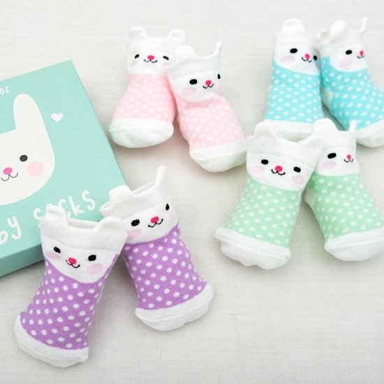 Bonnie the bunny Baby Sokken van Little Dutch