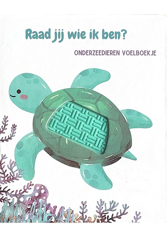Bookslikeloa - kinderboek 'Raad jij wie ik ben?' onderzeedieren voelboekje van Bookslikeloa