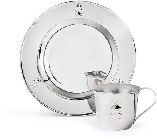 Bord en kop Nijntje rvs 6860030 van Mepal