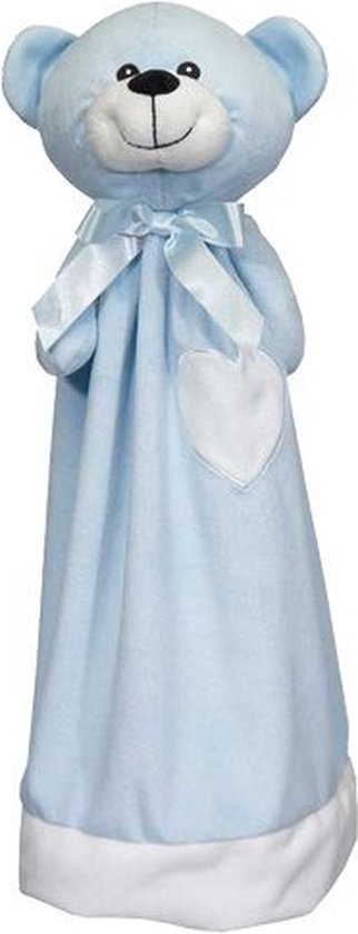 Borduurbare Knuffeldeken Beer Blauw van Funnies.