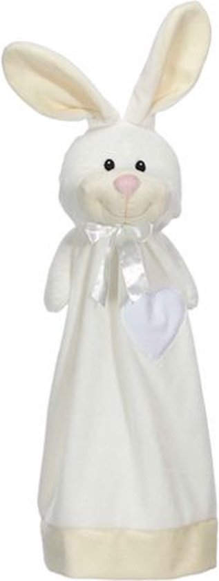 Borduurbare Knuffeldeken konijn van Little Dutch