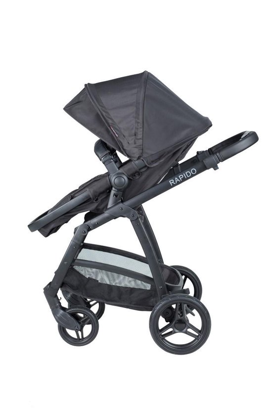Born Lucky - Combi Kinderwagen - Rapido - Black Limited Edition van Born