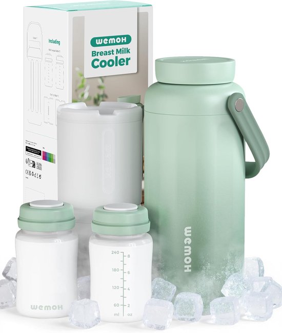 Borstvoeding Koelfles - 24 Uur Dubbelwandig - TSA Goedgekeurd - Perfect voor Reizen