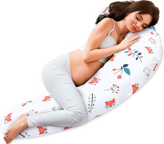 Borstvoedingskussen,Zwangerschapskussen / zijslaapkussen, Katoen -pregnancy pillow, Comfortabel voedingskussen van $