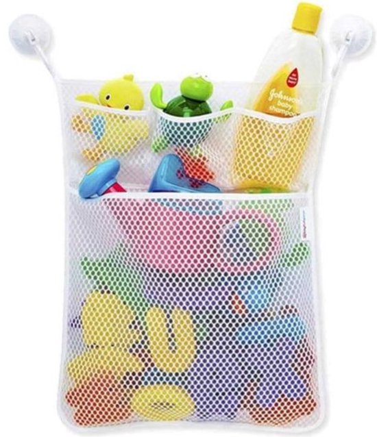 BOTC Bad speelgoed opberg netje - Organizer - Zak - Tas - 1 stuk - Wit van BOTC