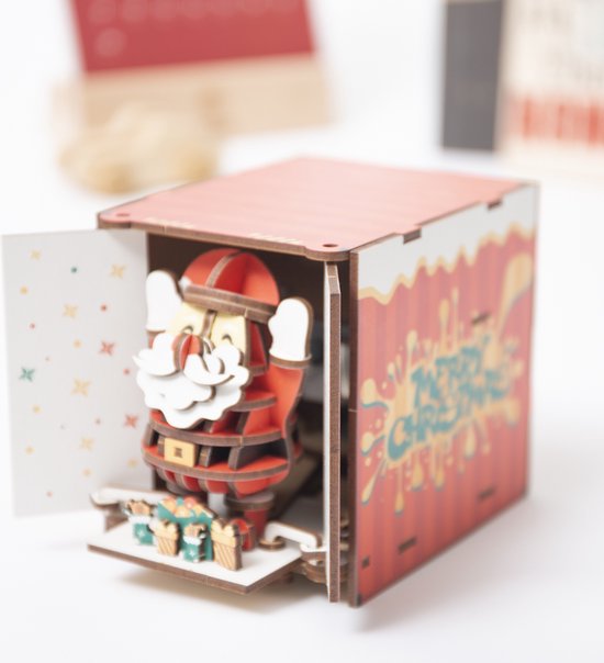 Bouwpakket Muziekdoosje Container Kerst van Merkloos