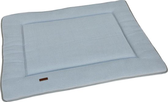 Boxkleed - Speelkleed Bamboom Soft Stone Blauw van Bamboom