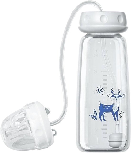 Breastfeeding Bottles | Customizable Breastfeeding Accessories - Breast Shaped Bottle for Breastfed Children, Home, On The Move, Bedroom, Hospital, Car, Night