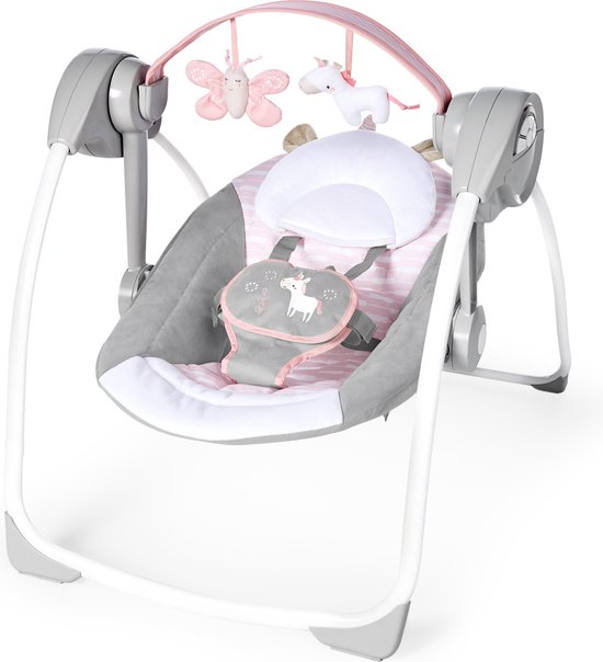 Bright Starts Ingenuity Comfort2Go Portable Swing Flora Babyschommel K12202 van Bright Starts