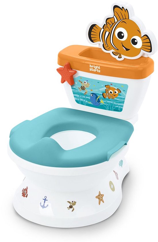 Bright Starts peuterpotje Finding Nemo 2-in-1 zindelijkheidstrainer. van Merkloos