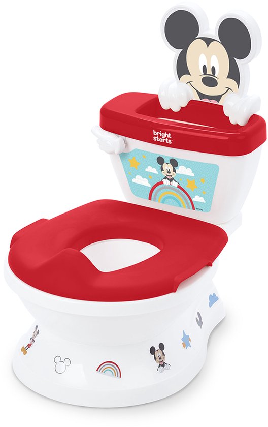Bright Starts peuterpotje Mickey Mouse 2-in-1 zindelijkheidstrainer. van Merkloos