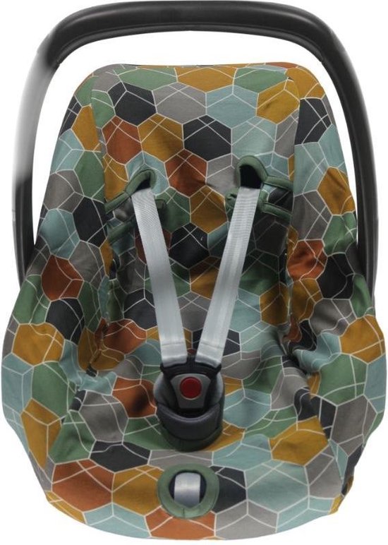 Briljant Baby - Autostoelhoes 0+ Interlock - Deco - Groen en Grijs van Briljant
