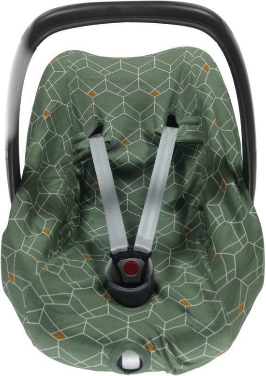 Briljant Baby Autostoelhoes 0+ Interlock - Deco - Groen van Briljant