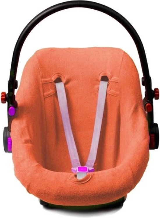 Briljant Baby Autostoelhoes 0+ - voor o.a. Maxi Cosi - Badstof - Oranje van Briljant