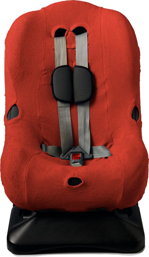 Briljant Baby Autostoelhoes 1+ - Badstof - Rood van Briljant