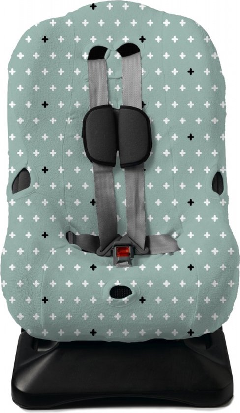 Briljant Baby - Autostoelhoes 1+ - Interlock - Crizz Crozz - Stonegreen van Briljant