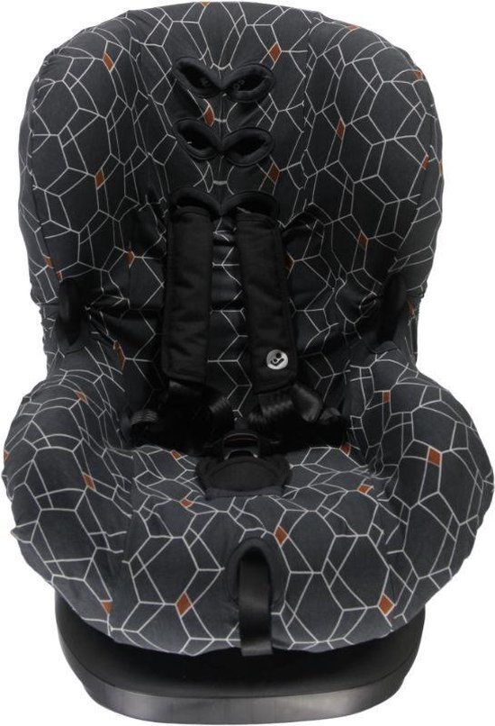 Briljant Baby - Autostoelhoes 1+ Interlock - Deco - Antraciet van Briljant