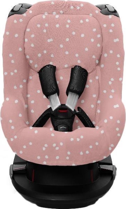 Briljant Baby - Autostoelhoes Axiss - Spots - Pink - Zomerhoes - 100% Katoen van Briljant