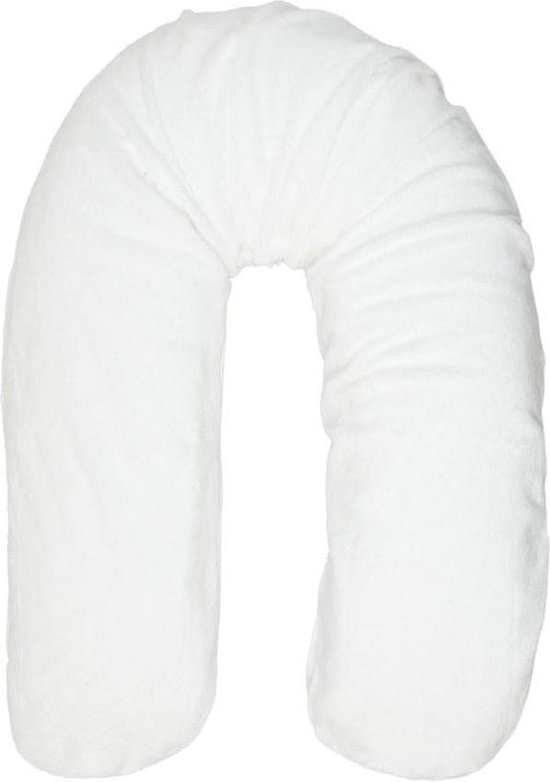 Briljant Baby - Hoes voor Voedingskussen- Badstof - Wit van Briljant