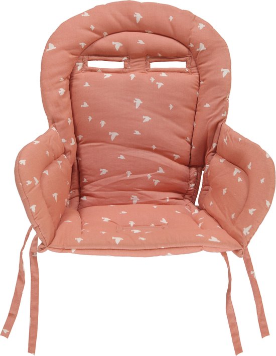 Briljant Baby Stoelverkleiner Birds Ash Rose van Merkloos